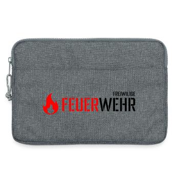 Feuerwehr - Laptoptasche 13" - Grau meliert - Vorne
