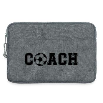 Football Coash - Laptop bag 13" - heather grey - Front