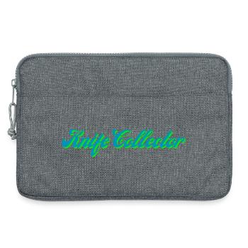 Knife Collector Gradient Script - Laptop bag 13" - heather grey - Front