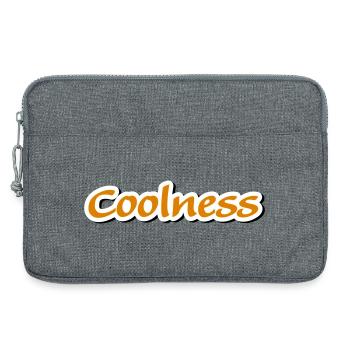 coolness claim Vectorgraphic - Laptop bag 13" - heather grey - Front