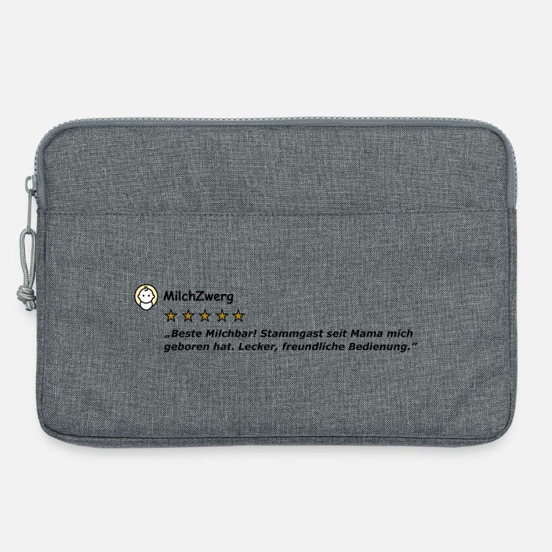 milkdwarf - Laptop bag 13" - heather grey