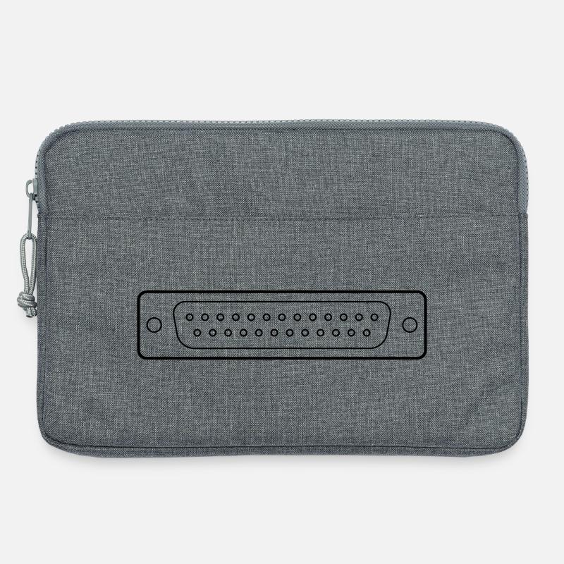 DB 25 Connector Parallel, Printer - Laptop bag 13" - heather grey