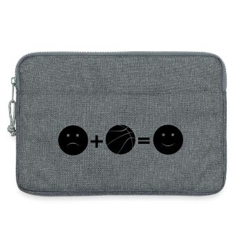 Basketball Sport - Laptoptasche 13" - Grau meliert - Vorne