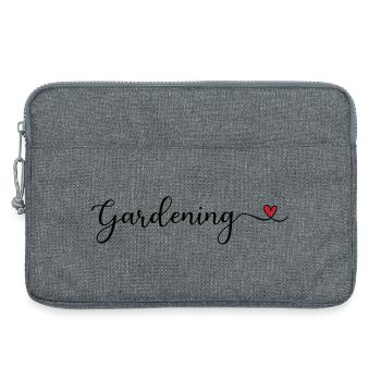 Garten - Laptoptasche 13" - Grau meliert - Vorne