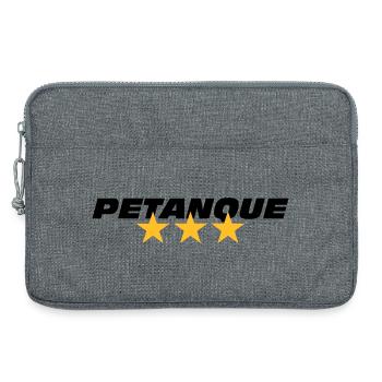Petanque - Sacoche pour ordinateur portable 13 pouces - gris chiné - Devant