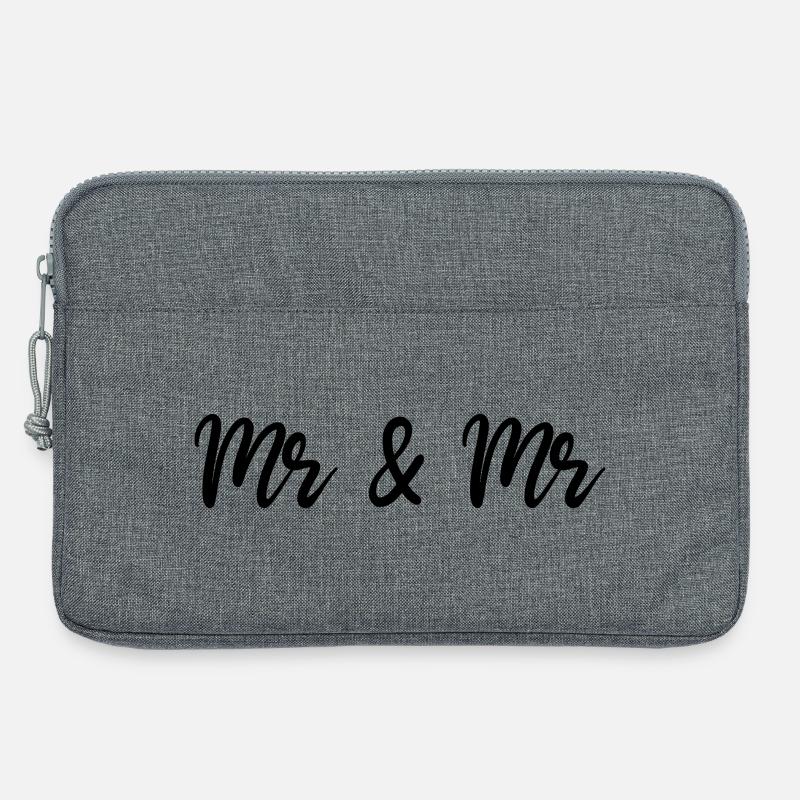 Mr & Mr - Laptop bag 13" - heather grey