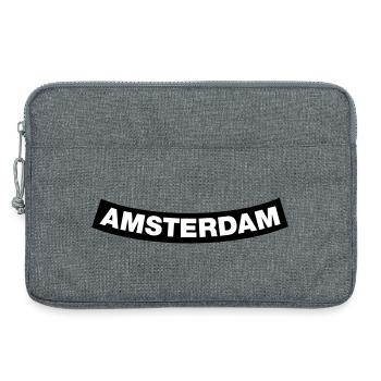 Élément du chapitre d’Amsterdam (Bachelor Party MC Rocker Design) - Sacoche pour ordinateur portable 13 pouces - gris chiné - Devant