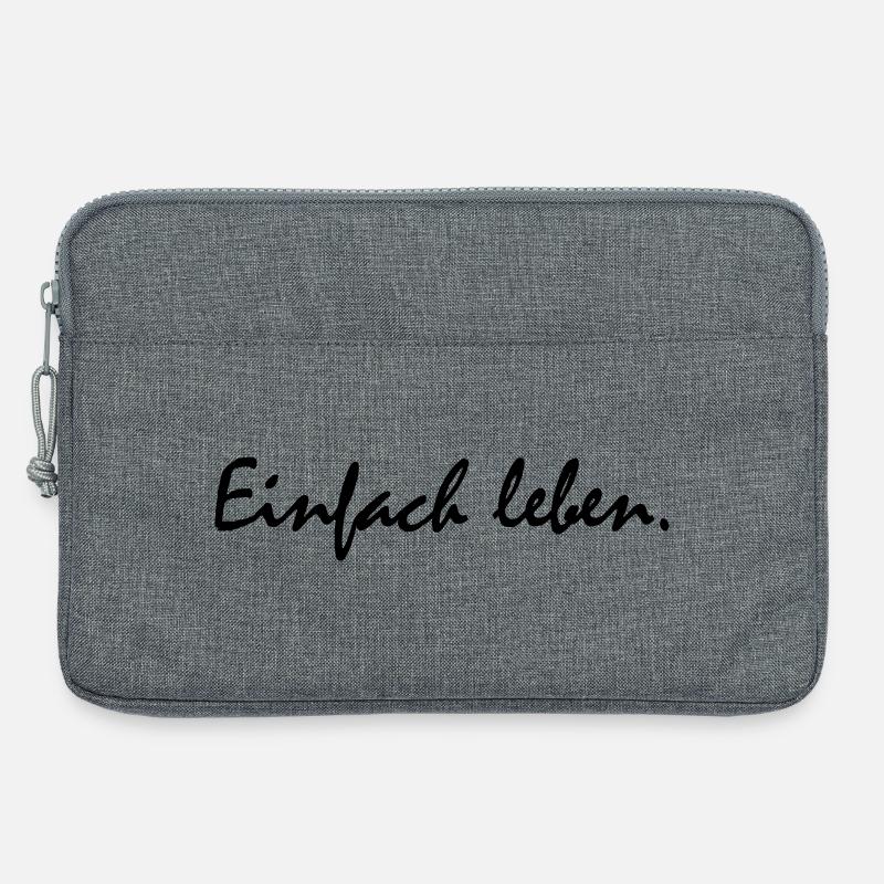 Just live! - Laptop bag 13" - heather grey