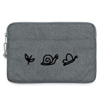 cute - Sacoche pour ordinateur portable 13 pouces - gris chiné - Devant