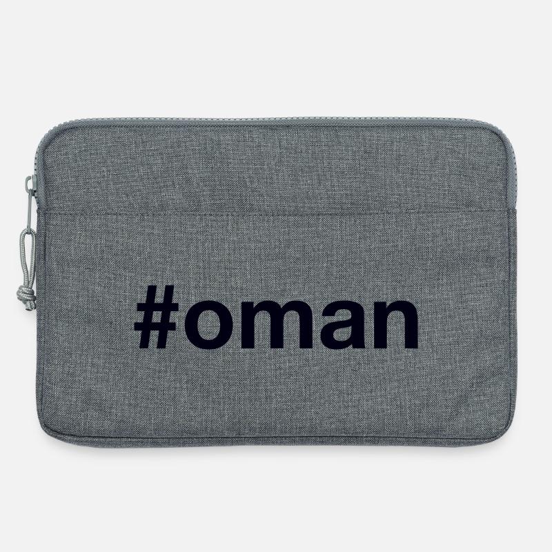Oman Hashtag - Laptoptasche 13" - Grau meliert