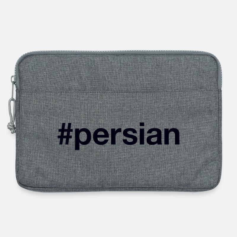 Persian Hashtag - Laptoptasche 13" - Grau meliert