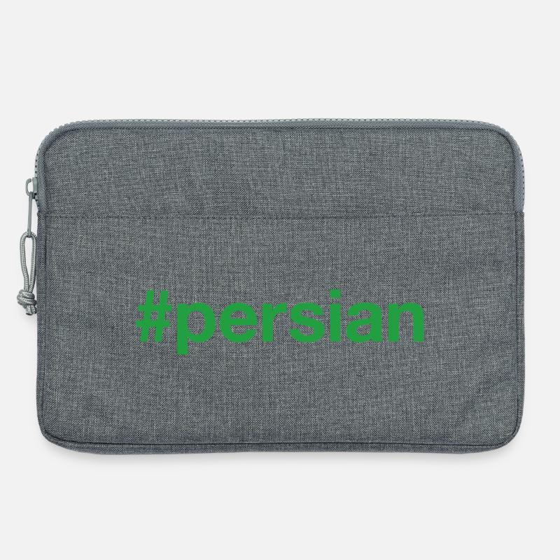 Persian Hashtag - Laptoptasche 13" - Grau meliert