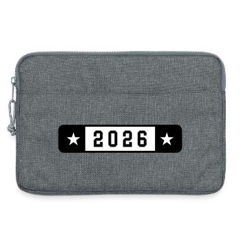 2026 - Sacoche pour ordinateur portable 13 pouces - gris chiné - Devant