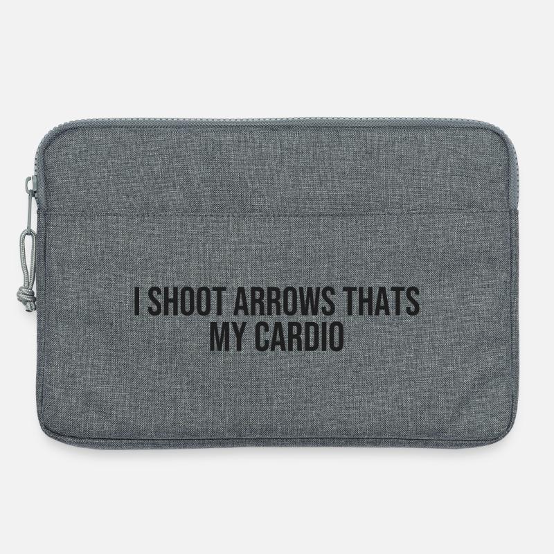 Archery Lover | Funny Archer Gift - Laptop bag 13" - heather grey