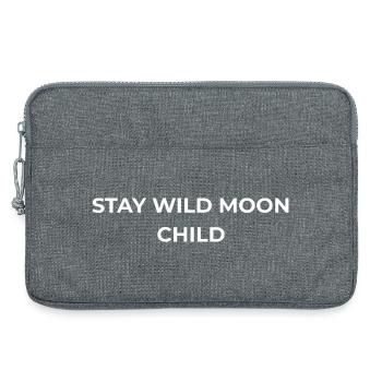 Celestial Moon Phase Astronomy Mystic - Laptop bag 13" - heather grey - Front