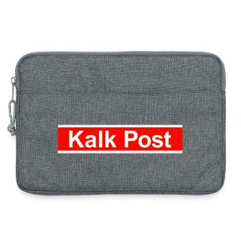 Lime Post - Laptop bag 13" - heather grey - Front