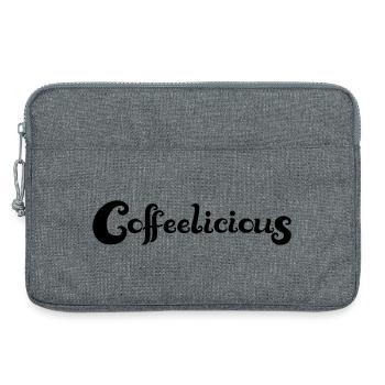 Coffeelicious - Laptop bag 13" - heather grey - Front