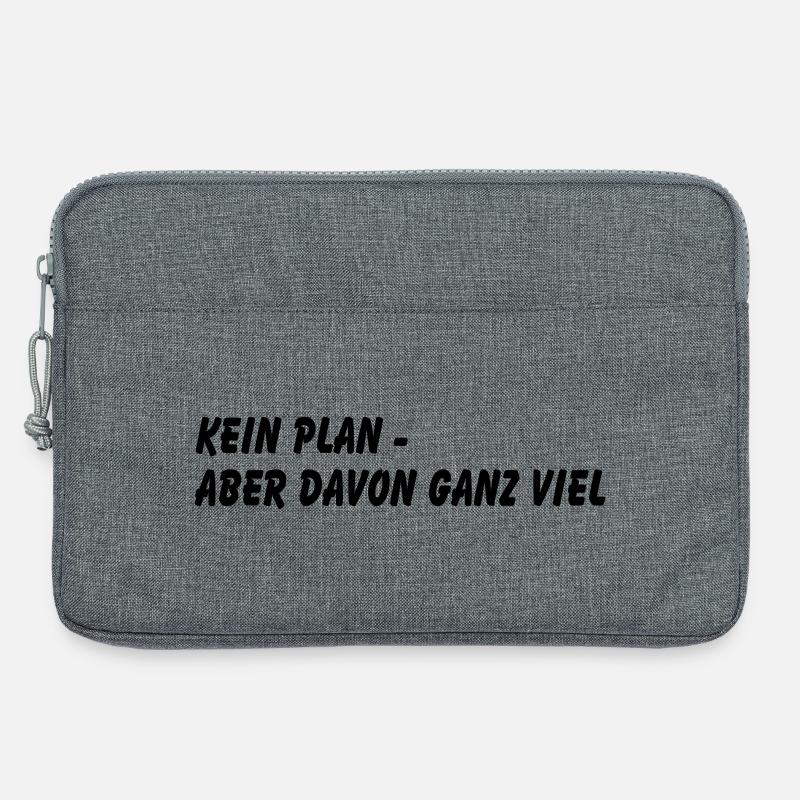 No plan - Laptop bag 13" - heather grey