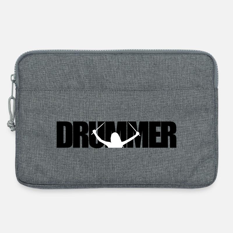 Drummer Hero - Laptoptasche 13" - Grau meliert