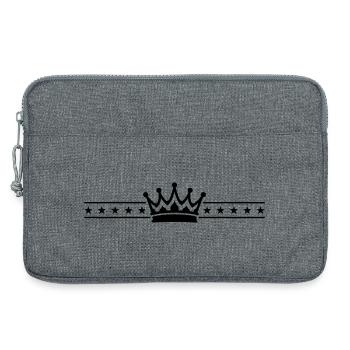 Crown Element - Laptop bag 13" - heather grey - Front