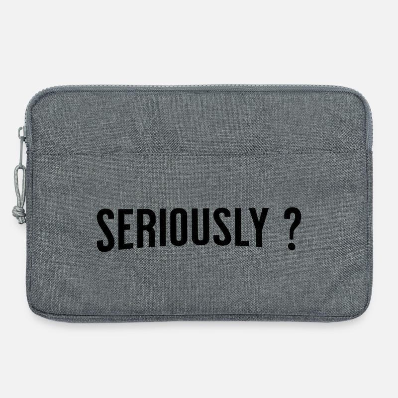 Seriously ? - Laptoptasche 13" - Grau meliert