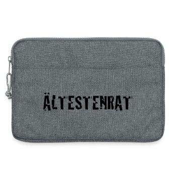 Ältestenrat - Laptoptasche 13" - Grau meliert - Vorne
