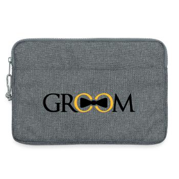 groom ringe team junggesellenabschied bachelor par - Laptoptasche 13" - Grau meliert - Vorne