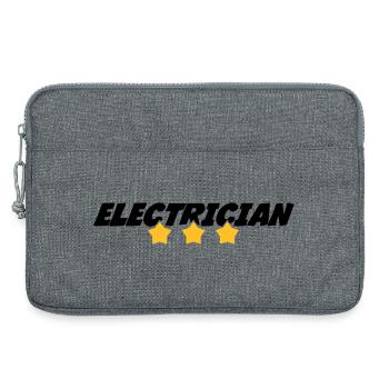 Electrician Electricity Elektriker Electricien Job - Laptop bag 13" - heather grey - Front