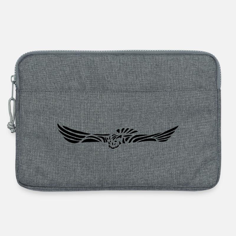 Uhu im Flug - Laptoptasche 13" - Grau meliert