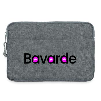 Bavarde - Sacoche pour ordinateur portable 13 pouces - gris chiné - Devant