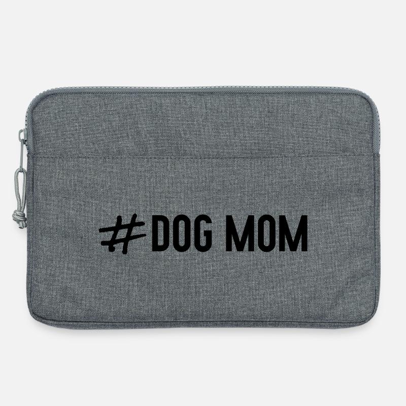 # Dog Mom - Laptoptasche 13" - Grau meliert