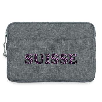 SWITZERLAND - Laptop bag 13" - heather grey - Front