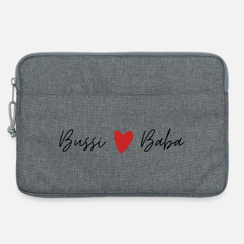 Bussi Baba - Laptoptasche 13" - Grau meliert