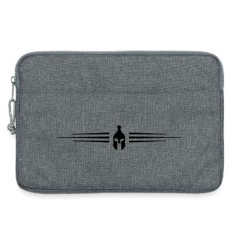 Spartan Helmet Gladiator Line - Laptop bag 13" - heather grey - Front