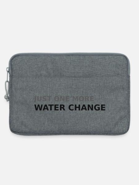 Only one water change left Aquarium - Laptop bag 13" - heather grey