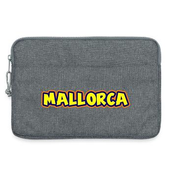 Mallorca Schriftzug - Laptoptasche 13" - Grau meliert - Vorne