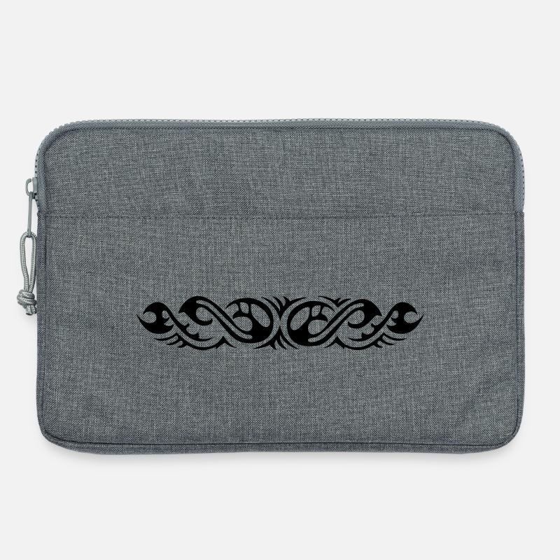 Tribal 7 von Helfspawn - Laptoptasche 13" - Grau meliert