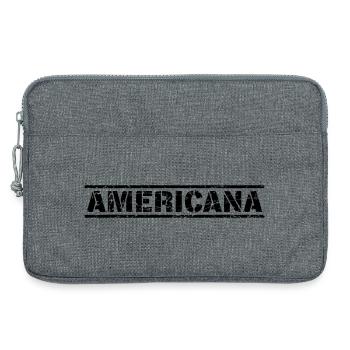 Americana - Laptop bag 13" - heather grey - Front