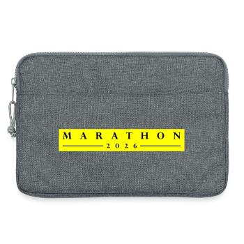 Marathon 2026 - Laptop bag 13" - heather grey - Front