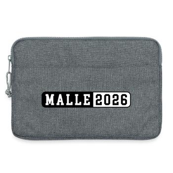 Malle 2026 - Laptoptasche 13" - Grau meliert - Vorne