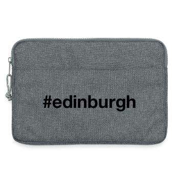 EDINBURGH Scotland Schottland - Laptoptasche 13" - Grau meliert - Vorne