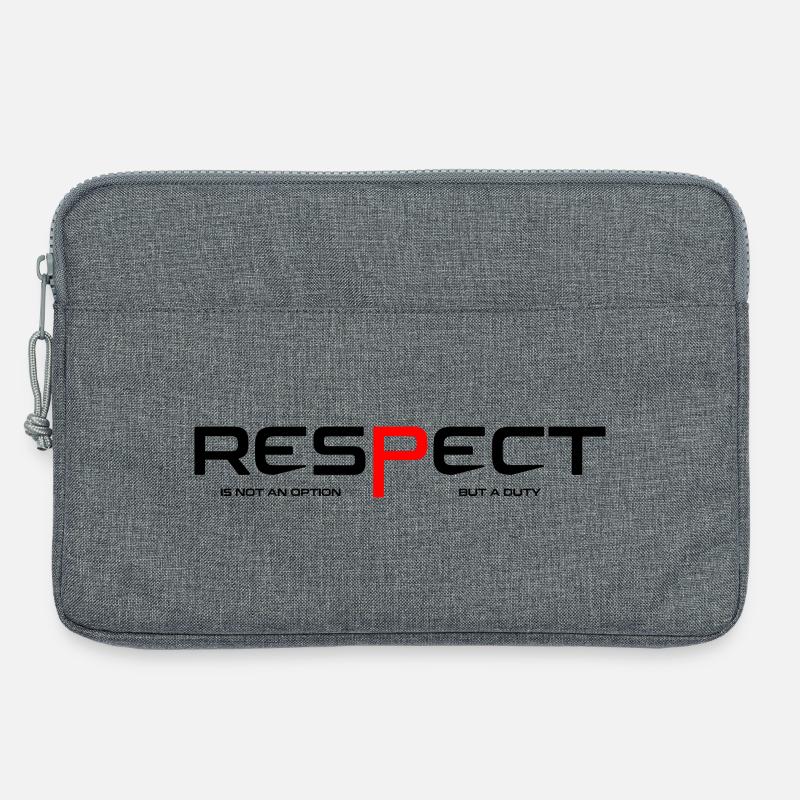 Respect - Laptop bag 13" - heather grey