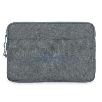 Heute mal scheu & schüchtern - Laptoptasche 13" - Grau meliert - Vorne