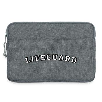 Typographie des polices de caractères de Lifeguard College - Sacoche pour ordinateur portable 13 pouces - gris chiné - Devant