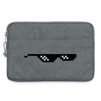 Pixelbrille Sunglasses Pixel - Laptoptasche 13" - Grau meliert - Vorne