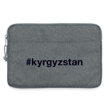 Kyryzstan Kyrgyzstan Hashtag - Laptop bag 13" - heather grey - Front