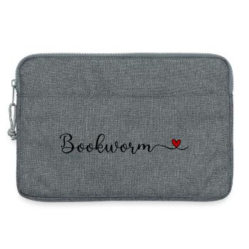 Bookworm - Laptop bag 13" - heather grey - Front