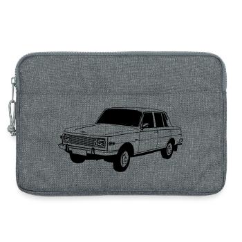 Wartburg , Oldtimer Kult , DDR Legende ...(25) - Laptoptasche 13" - Grau meliert - Vorne