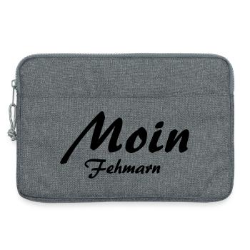 Moin Fehmarn - Laptoptasche 13" - Grau meliert - Vorne