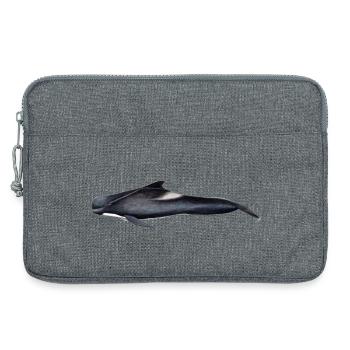 Grindwal - Grindwal - globicéphale noir - Laptoptasche 13" - Grau meliert - Vorne